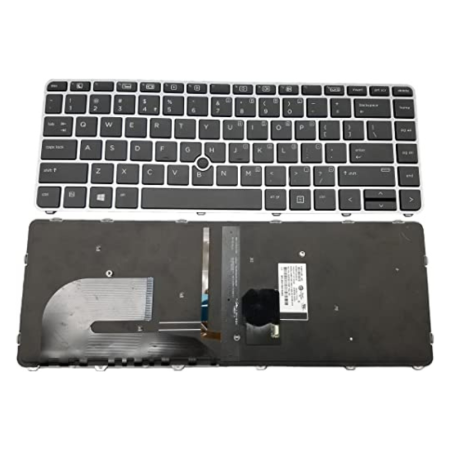 HP EliteBook 840 G3 Backlit Silver Frame US Keyboard