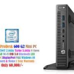 HP ProDesk 600 G2 Desktop Computer - Intel Core i5 6th Gen 3.20 GHz - 8 GB DDR4 - 500 GB 17 inch monitor refurblished