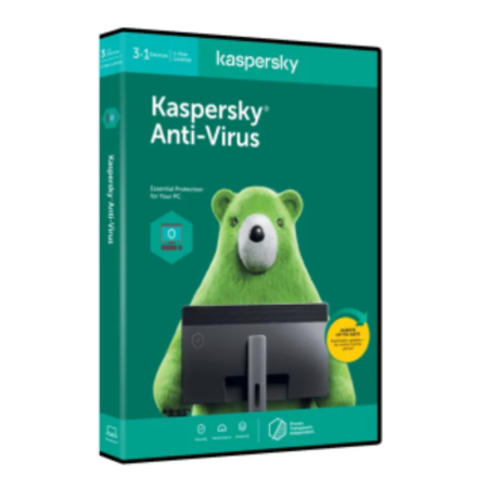 Kaspersky Antivirus 3+1users