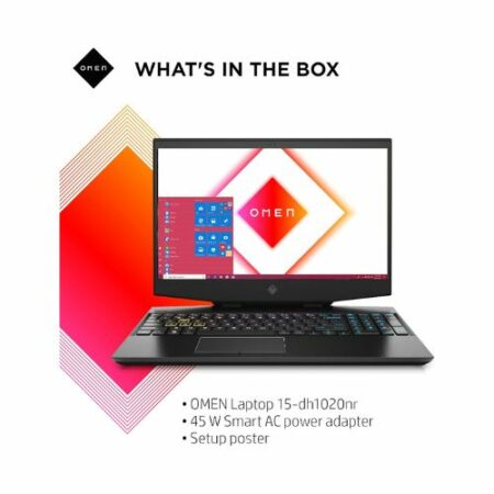 OMEN 15 Gaming Laptop NVIDIA GeForce GTX 1660 Ti Intel Core i7-10TH GEN 16GB RAM 1TB NVMe SSD 15.6 Full HD Windows 11 pro RGB Keyboard