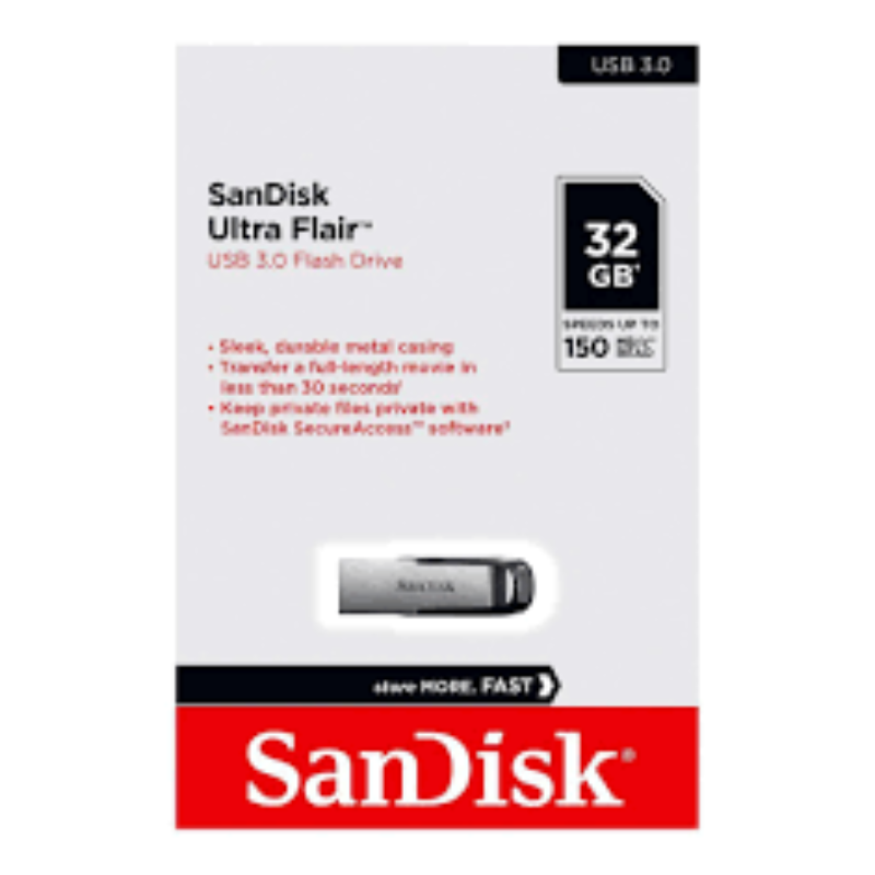 Sandisk flash drive 32gb (Ultra Flair)