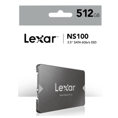 Lexar NS100 2.5" 512GB SATA III Internal Solid State Drive