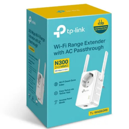 0153500480 Tp - link TL - WA860RE with AC passthrough 300 Mbps
