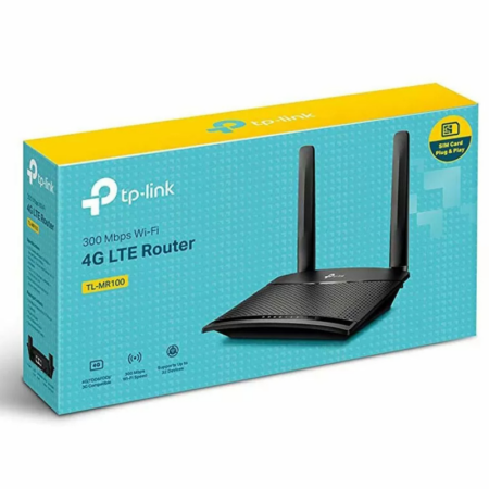 1756500058 Tp - link TL - MR100 WI-FI 4G LTE Router 303 Mbps