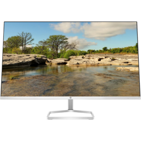 The HP M32f is a 31.5-inch Full HD (1920 x 1080) monitor designed to deliver a comfortable and immersive viewing experience for both work and entertainment. LAPTOP & PRINTER HUB Key Features: Display Quality: The monitor features a VA panel that provides wide 178-degree viewing angles and a high contrast ratio of 3000:1, ensuring deep blacks and vibrant colors. PCB INC. Color Accuracy: With 99% sRGB color gamut coverage, it offers accurate color reproduction, making it suitable for tasks that require precise color representation. PCB INC. Eye Comfort: Equipped with HP Eye Ease technology and Eyesafe® certification, the M32f reduces blue light exposure without compromising color quality, helping to minimize eye strain during extended use. LAPTOP & PRINTER HUB Design: The monitor boasts a sleek, three-sided micro-edge design, providing a virtually borderless viewing experience that is ideal for multi-monitor setups. Its slim profile and innovative cable management system help maintain a clean and organized workspace. LAPTOP & PRINTER HUB Connectivity: It includes two HDMI 1.4 ports and one VGA port, offering versatile connectivity options for various devices
