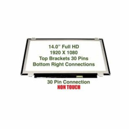 Lenovo T490 T495 P43s 14.0" FHD Full-HD Non-Touch 1920 x 1080 1080p Slim Matte LCD LED Screen Replacement